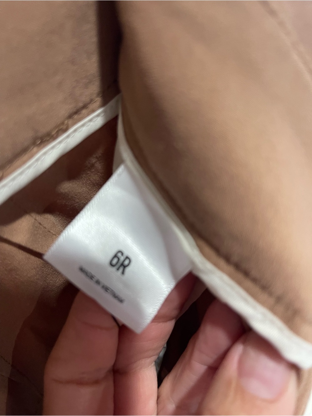 Express Women's Tan Wide-Leg High-Waist Pants with Matching Crop Top - Picture 8 of 9